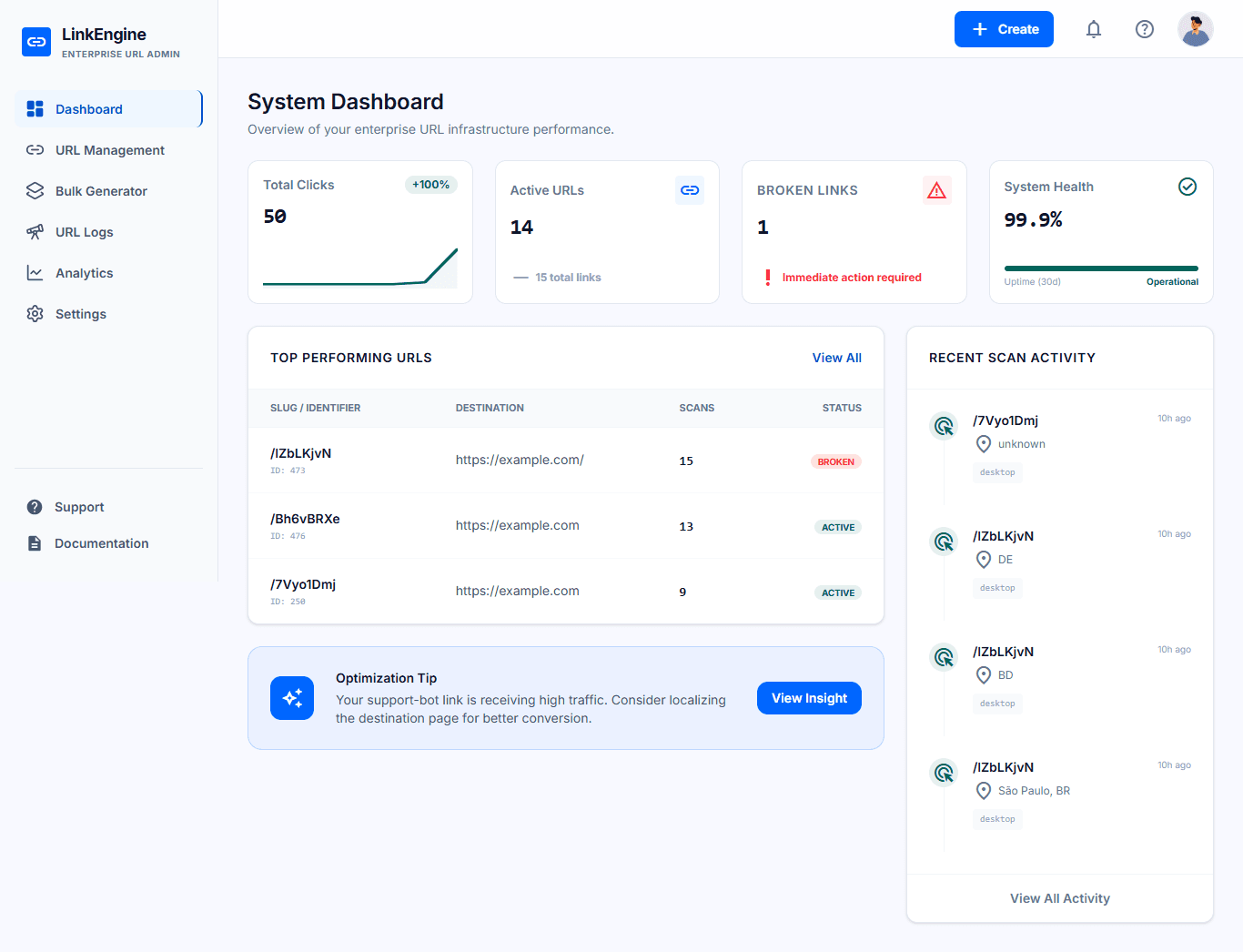 Link Engine screenshot
